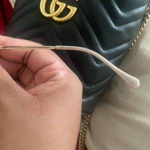 Authentic gold Gucci Sunglasses